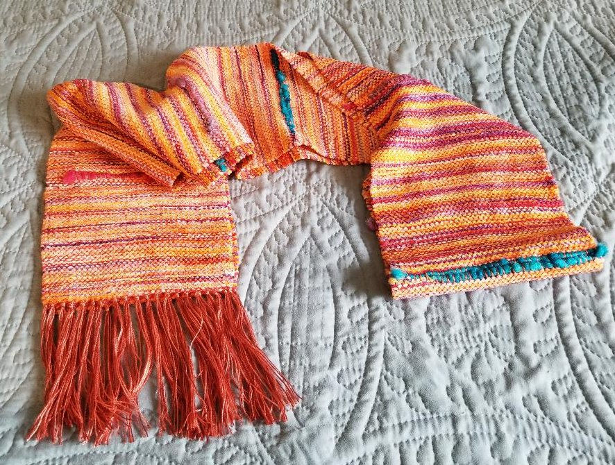 Bright Chenille Scarf!